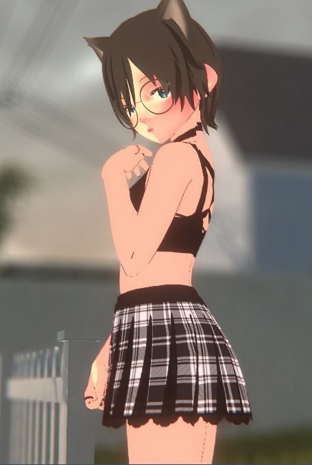 Aiko Vtuber Custom Model Low-poly 3D model_3