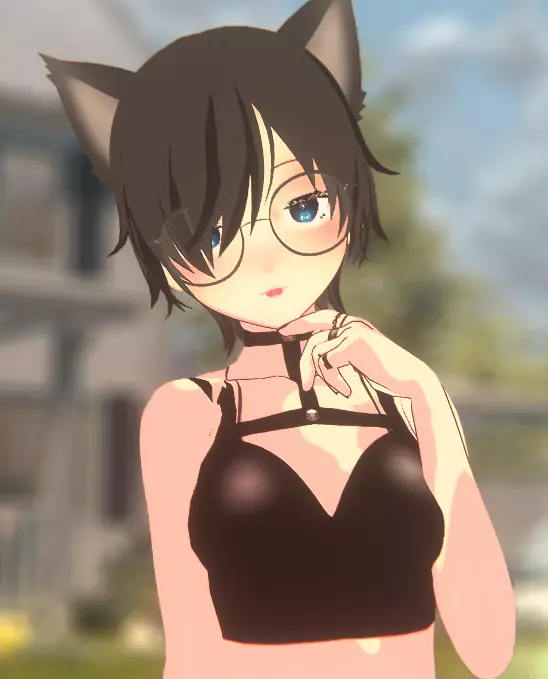 Aiko Vtuber Custom Model Low-poly 3D model_0