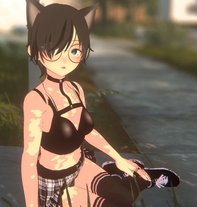 Aiko Vtuber Custom Model Low-poly 3D model_4