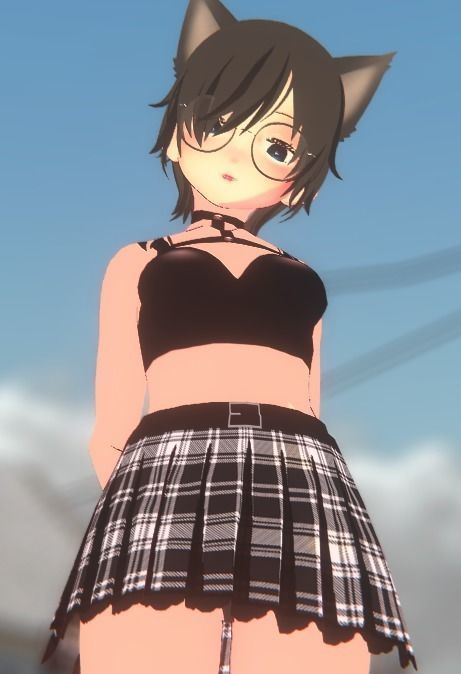 Aiko Vtuber Custom Model Low-poly 3D model_2