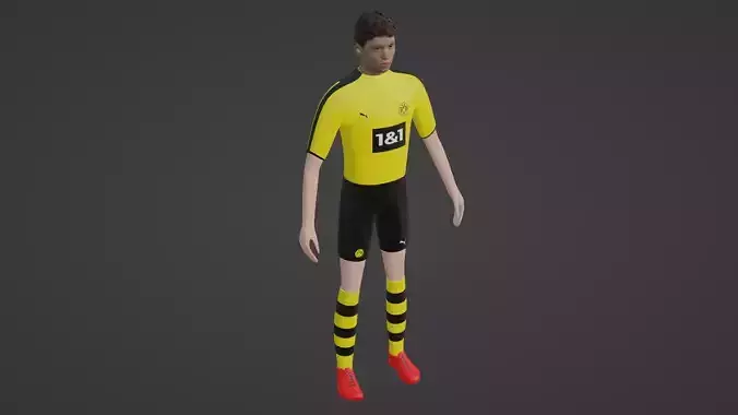 Soccer Player - Borussia Dortmund