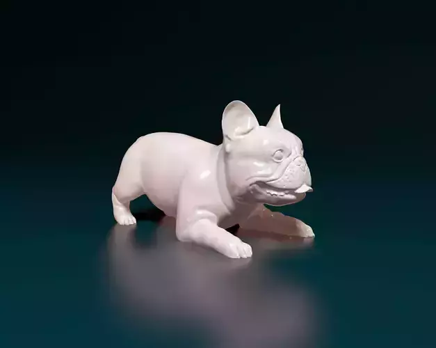 French Bulldog 3D print model