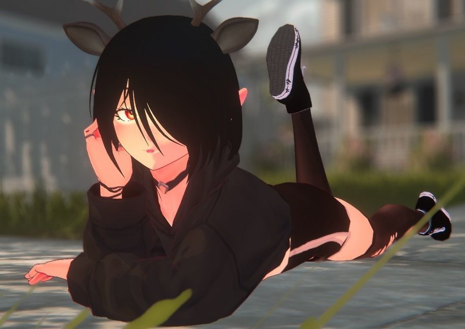 Daisy Vtuber Custom Model  Low-poly 3D model_5