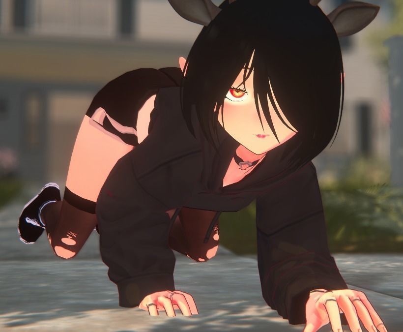 Daisy Vtuber Custom Model  Low-poly 3D model_4