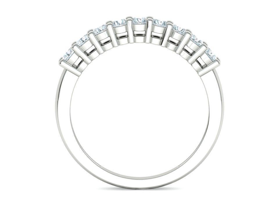9 Stone Eternity Ring Diamond Band 3dmodel 3D print model_29