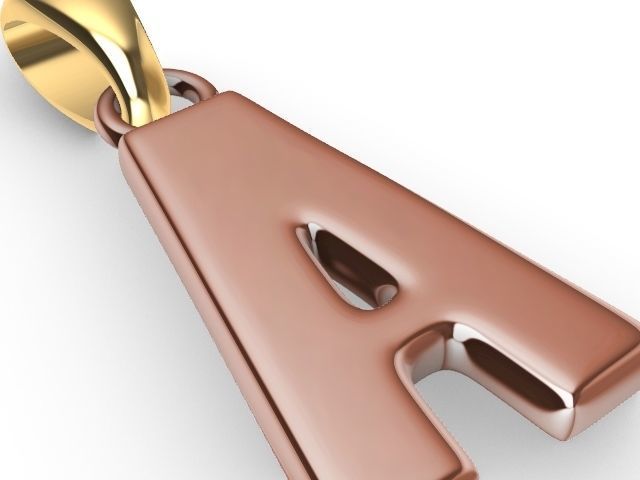 a Alphabet pendant stl verified 3D print model_5