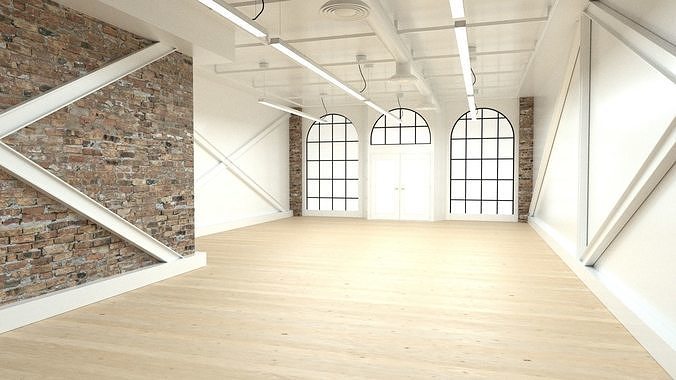 Retail Event Space 3D model