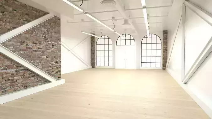 Retail Event Space 3D model