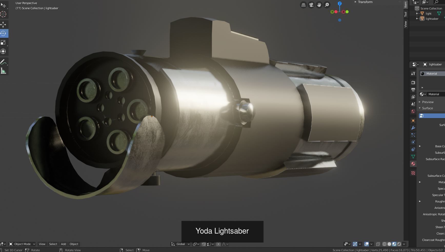 Star Wars Lightsabers 3D Model Collection_6