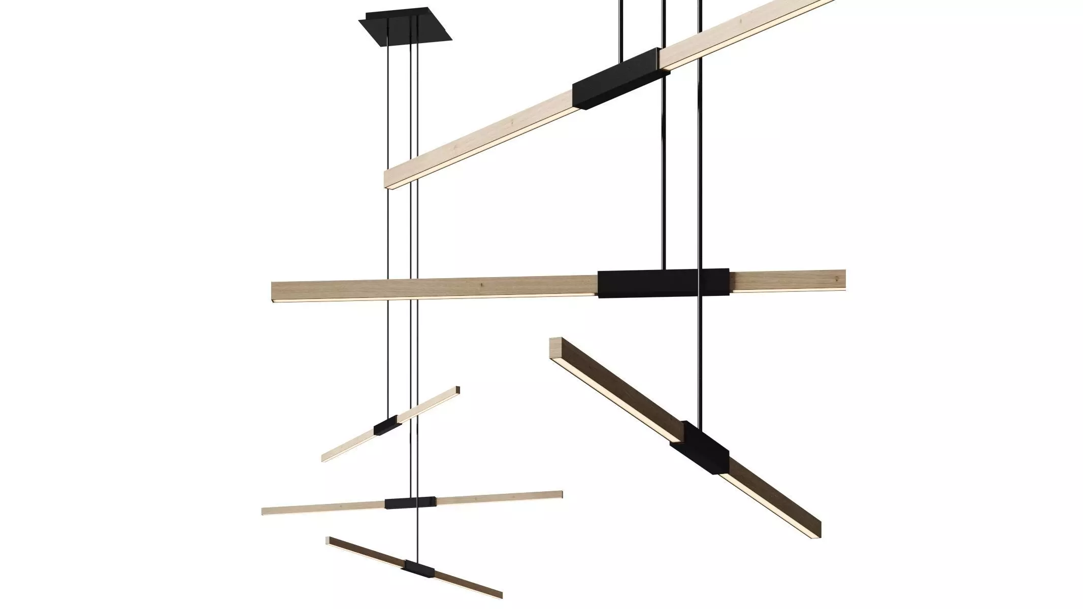 Stickbulb Multiple Pendant 3D model_0