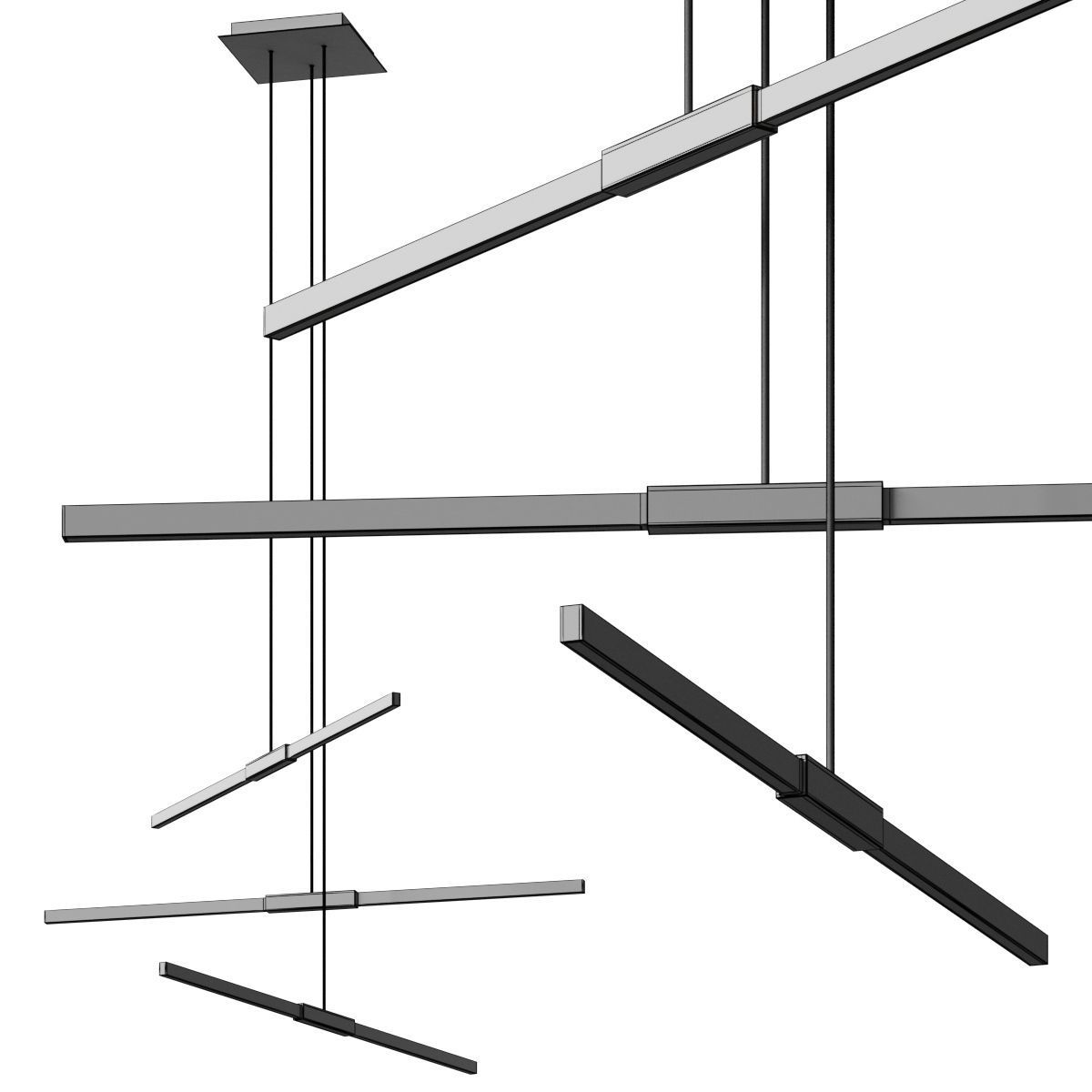 Stickbulb Multiple Pendant 3D model_1