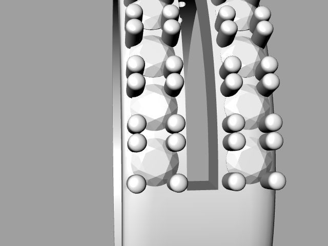 2 row diamond ring stl verified 3D print model_14