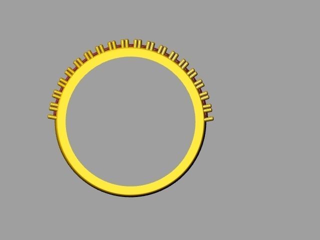 2 row diamond ring stl verified 3D print model_17