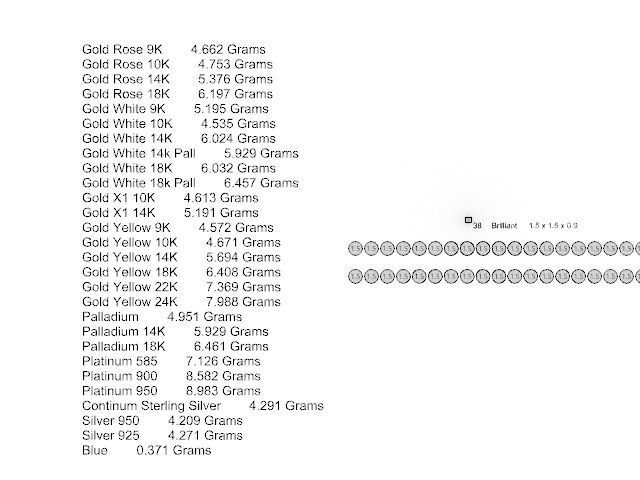 2 row diamond ring stl verified 3D print model_3