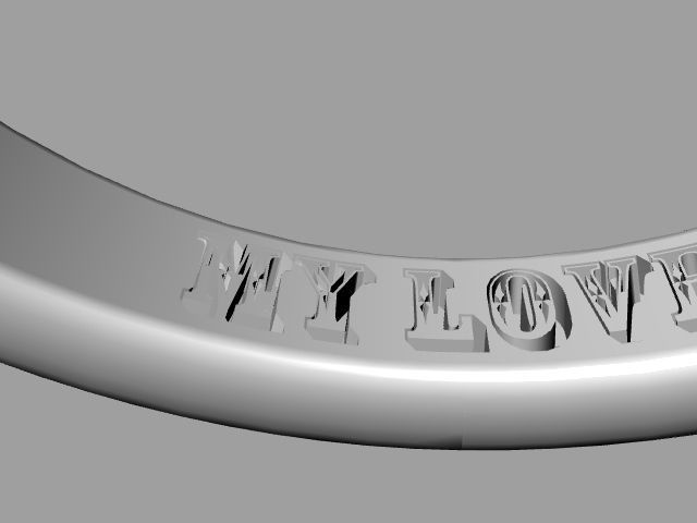 16 engraved wedding band stl verified  3D print model_13