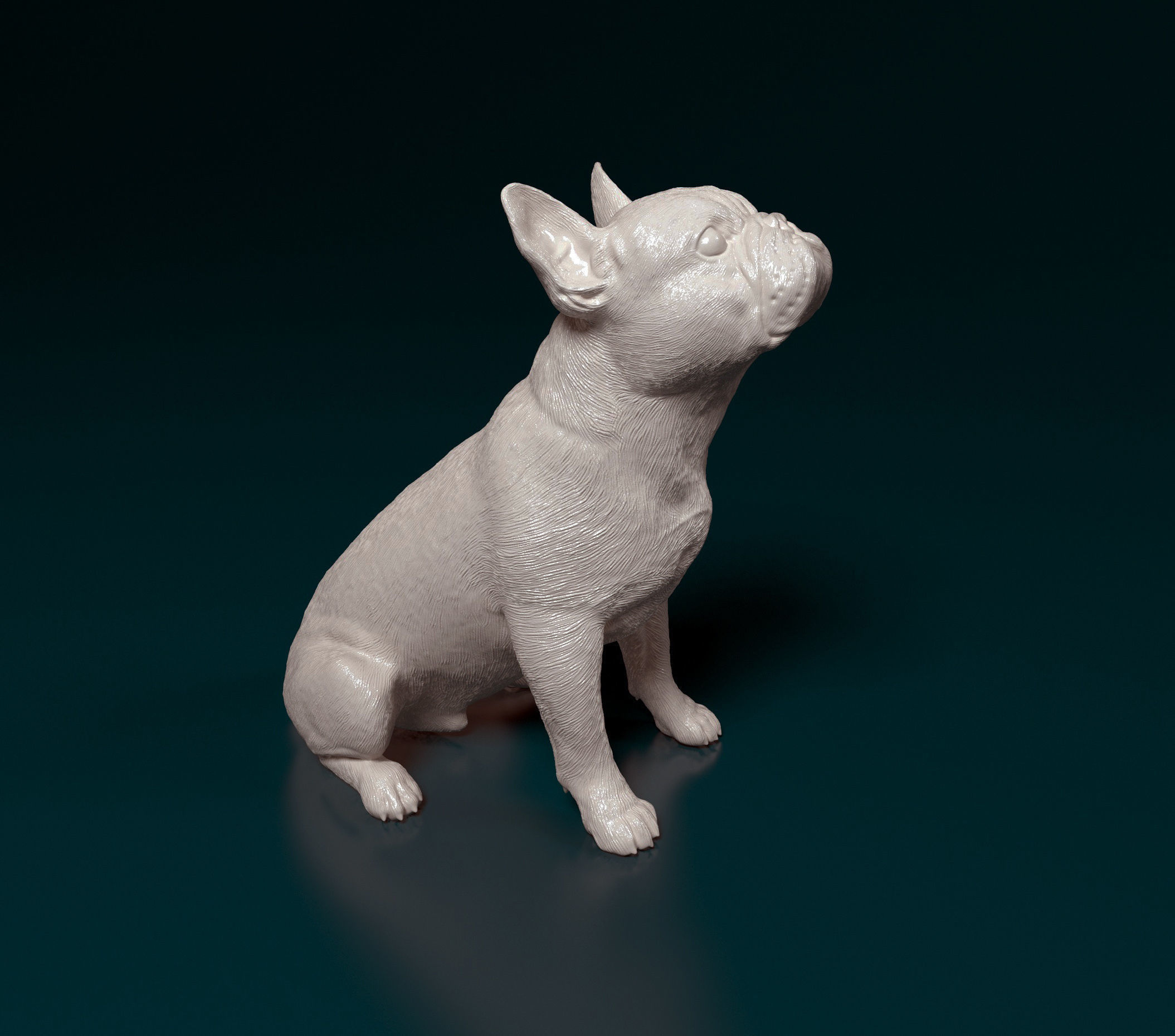 French Bulldog 3D print model_1