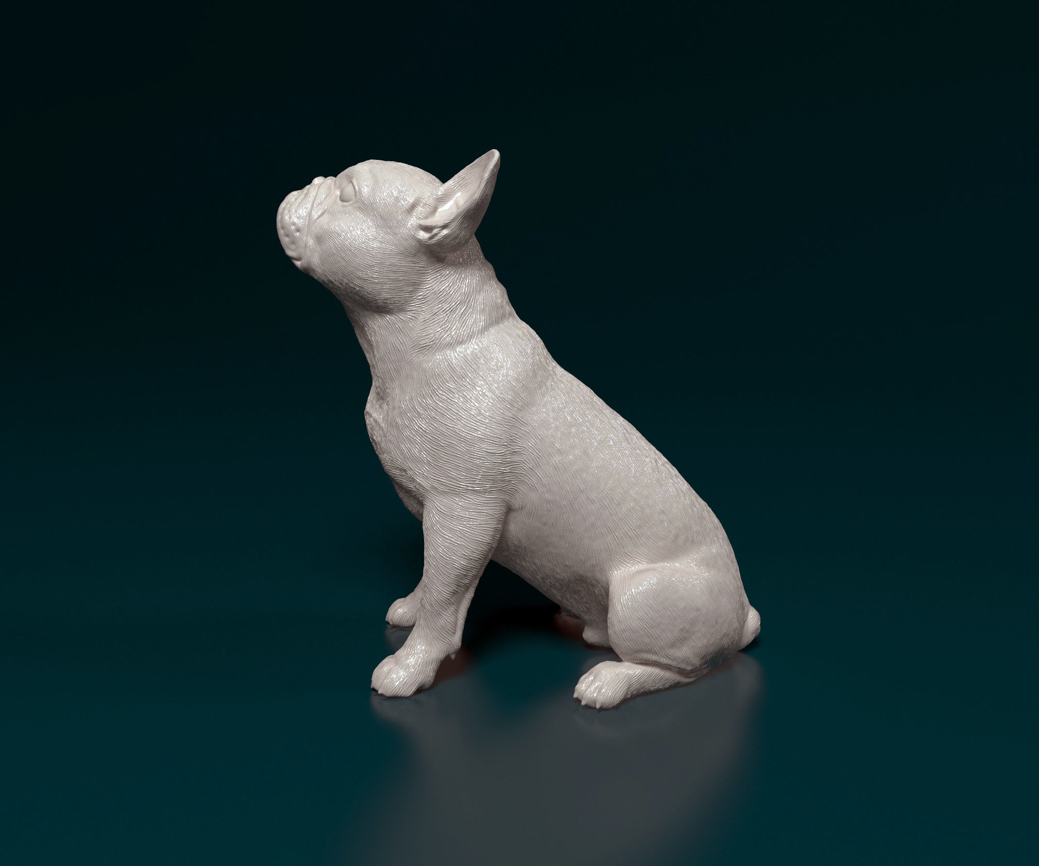 French Bulldog 3D print model_8