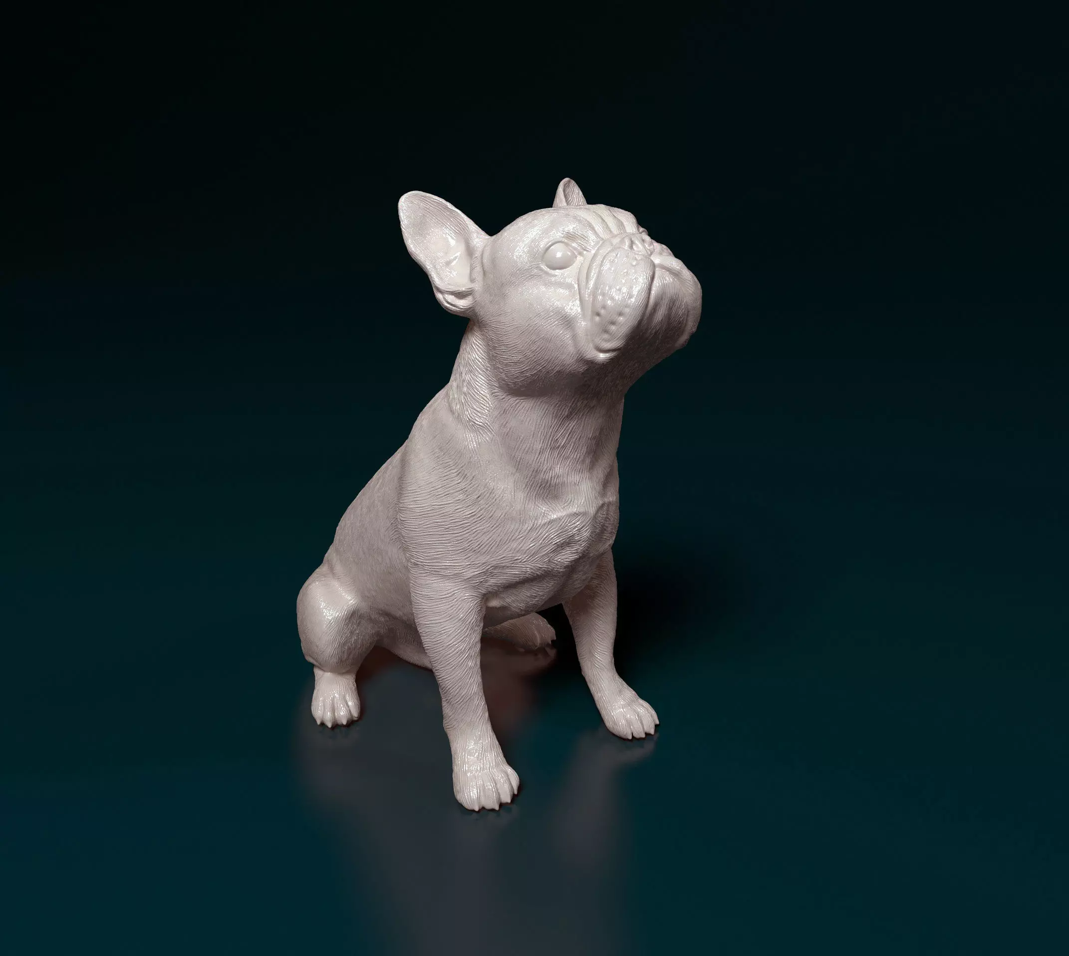 French Bulldog 3D print model_0