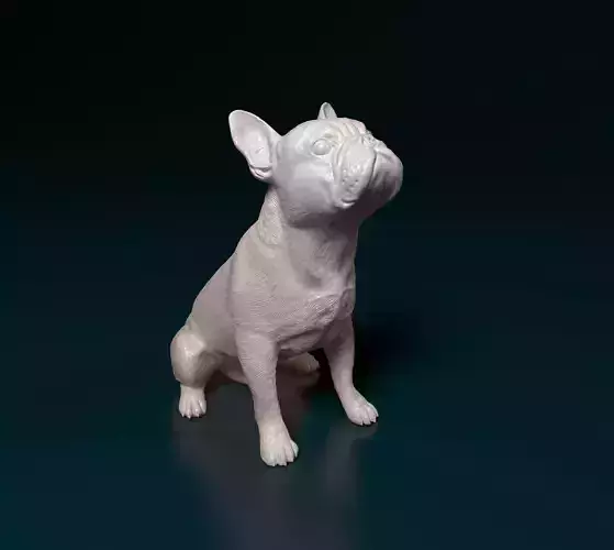 French Bulldog 3D print model