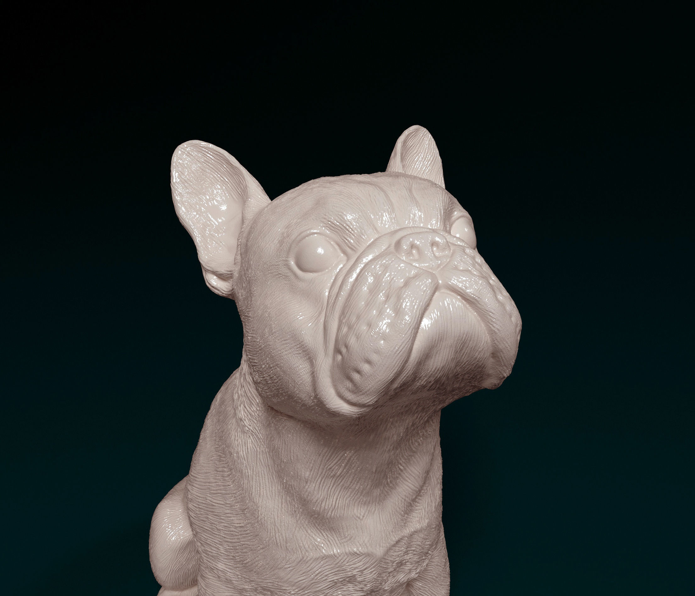 French Bulldog 3D print model_6