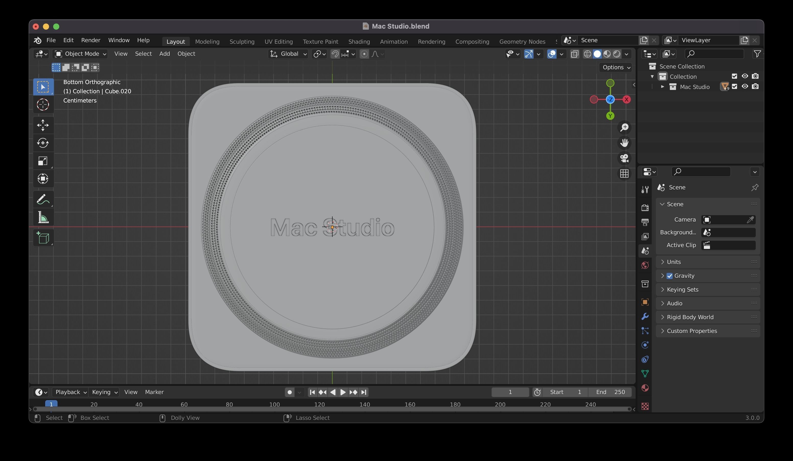 Apple Mac Studio - 3D model 3D model_6