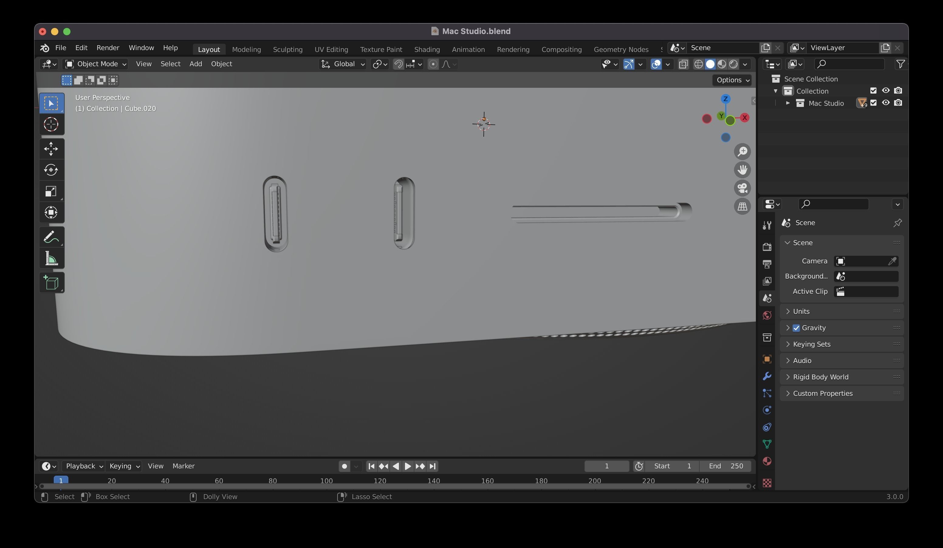 Apple Mac Studio - 3D model 3D model_8