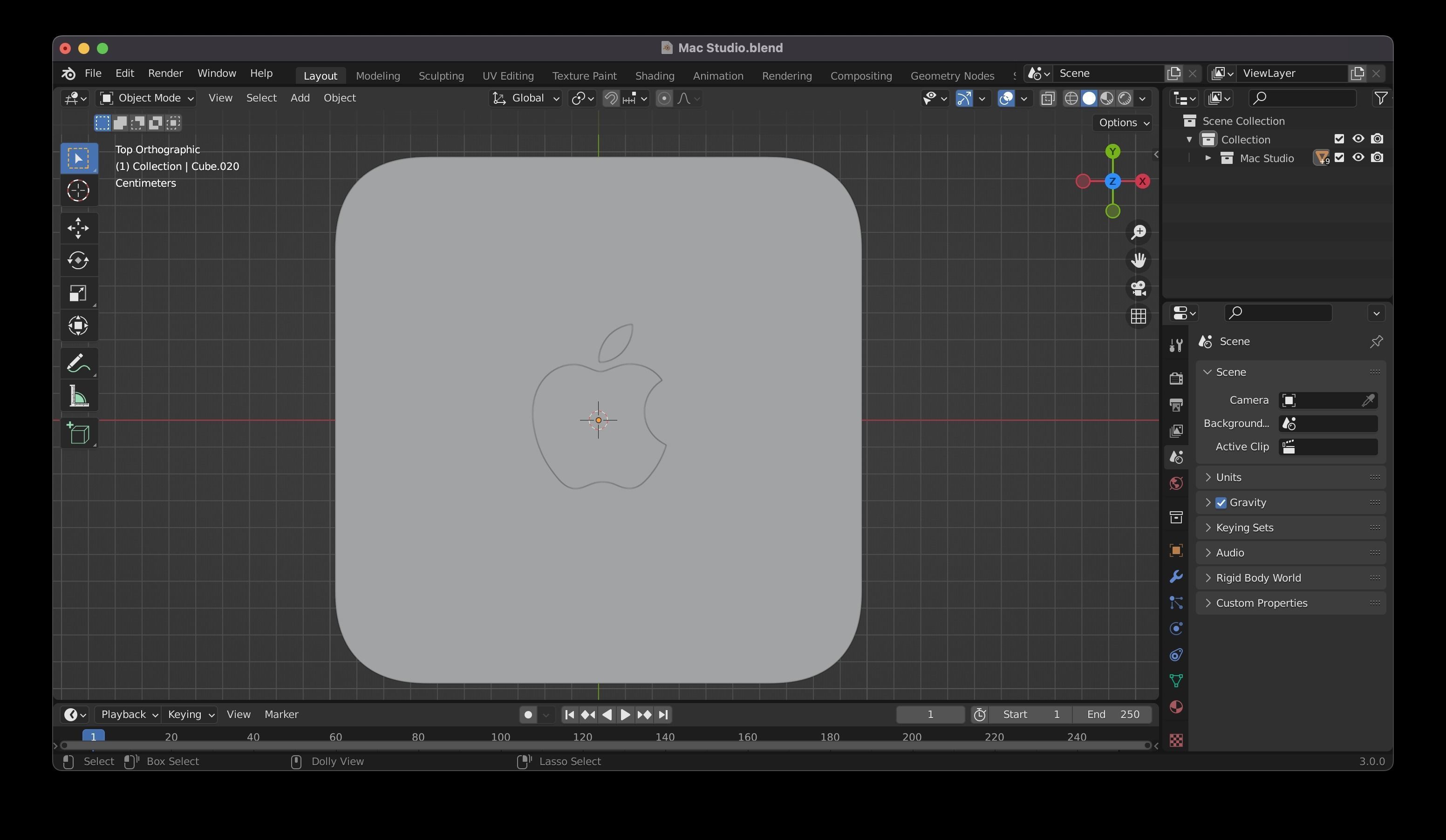 Apple Mac Studio - 3D model 3D model_7