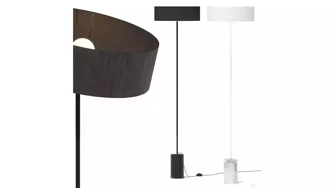 Asaf Weinbroom Weib Shade Floor Lamp
