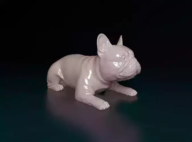 French Bulldog 3D print model
