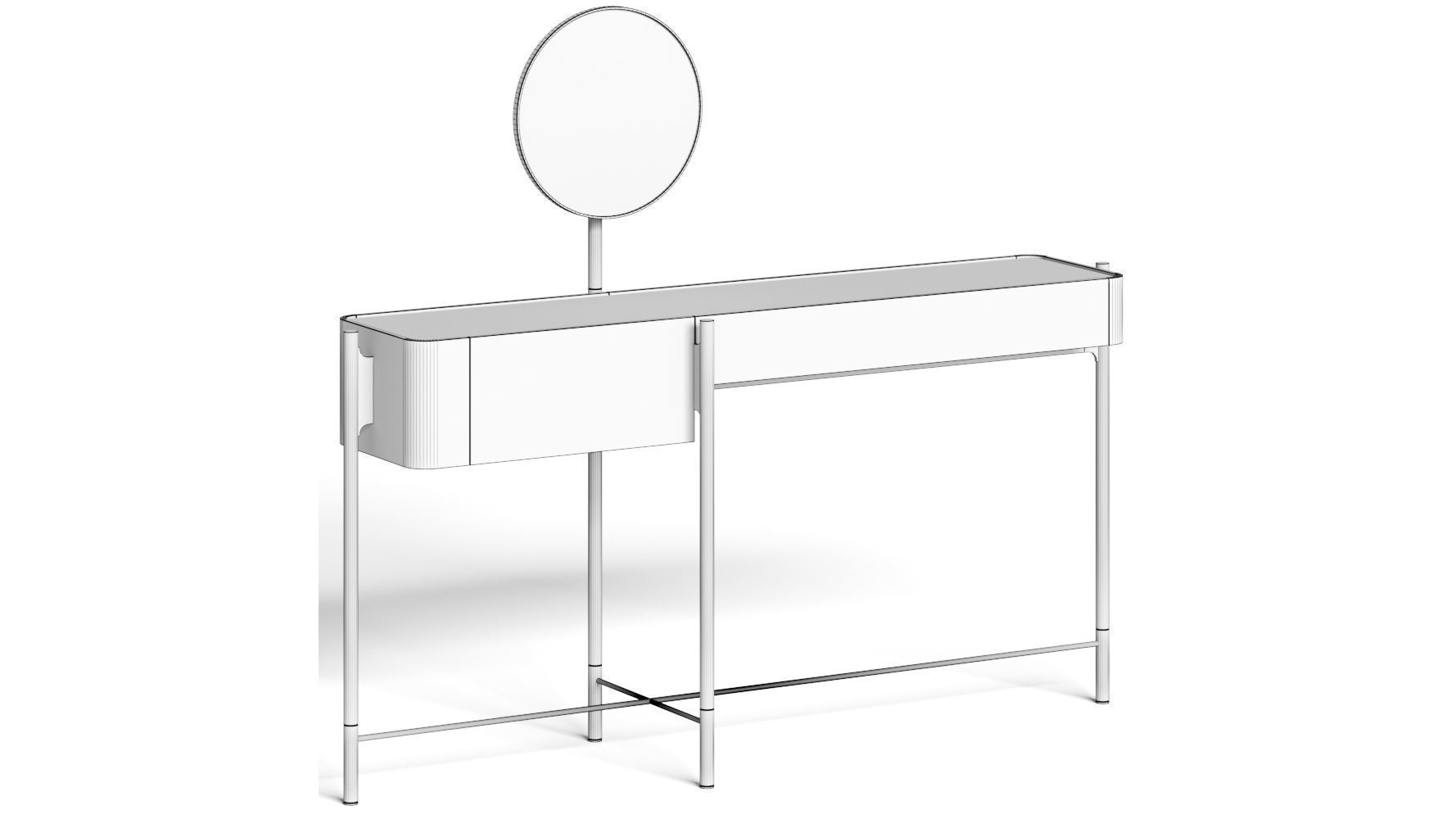 Cantori Shanghai Dressing Table 3D model_2