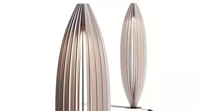 Mamoarts Ellypsa Midi Floor Lamp