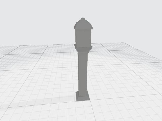 1-12 Scale Vintage Fire and Police Call Box 3D print model_3