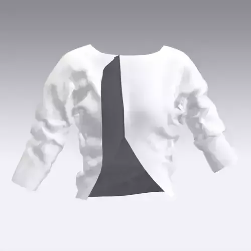 BLOUSE WHITE WOMAN  STYLE LOOK FASHION CUP