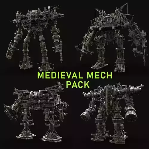 MECH GIANT ROBOT SIEGE WAR MACHINE MEDIEVAL MECHA COLLECTION AAA 
