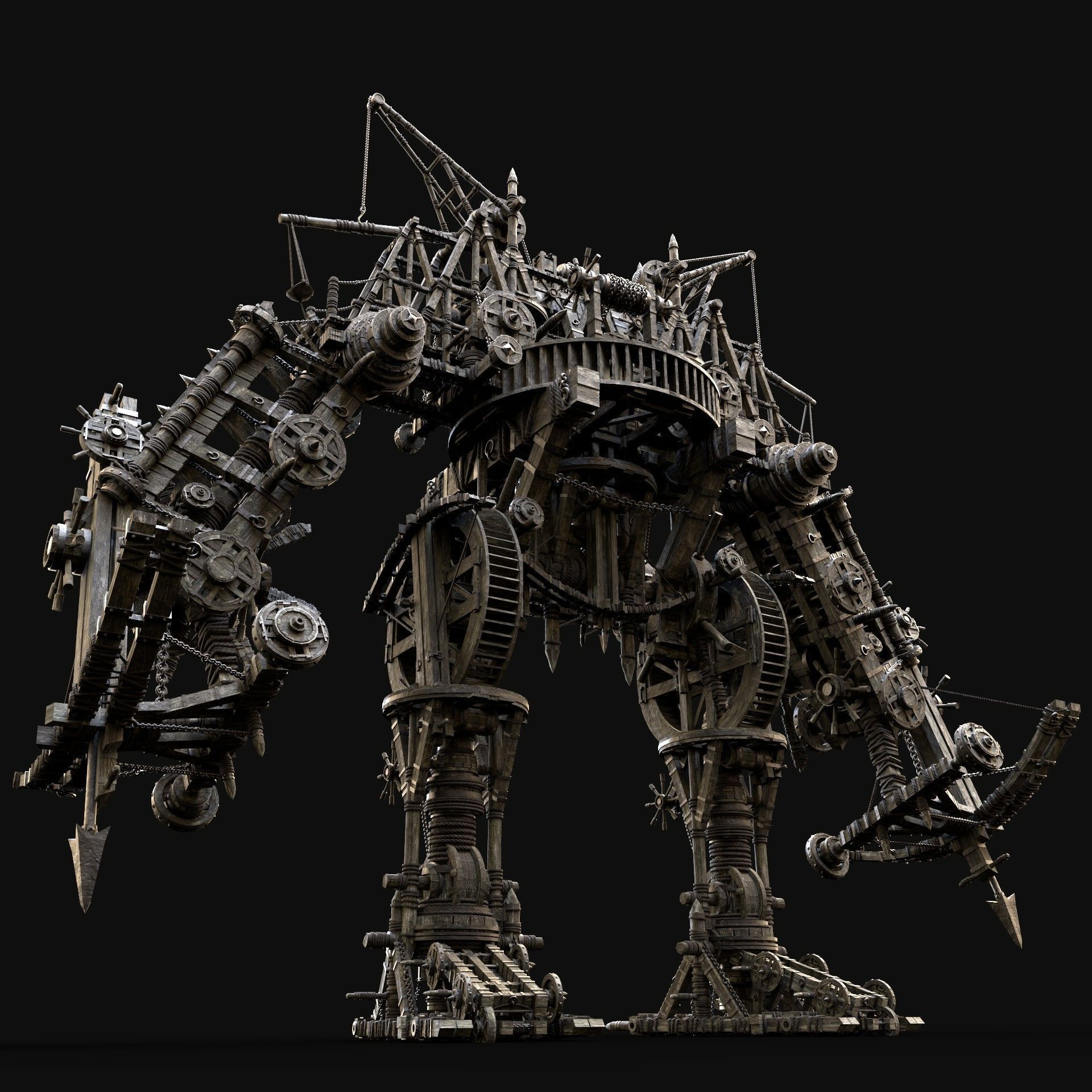 MECH GIANT ROBOT SIEGE WAR MACHINE MEDIEVAL MECHA COLLECTION AAA _8