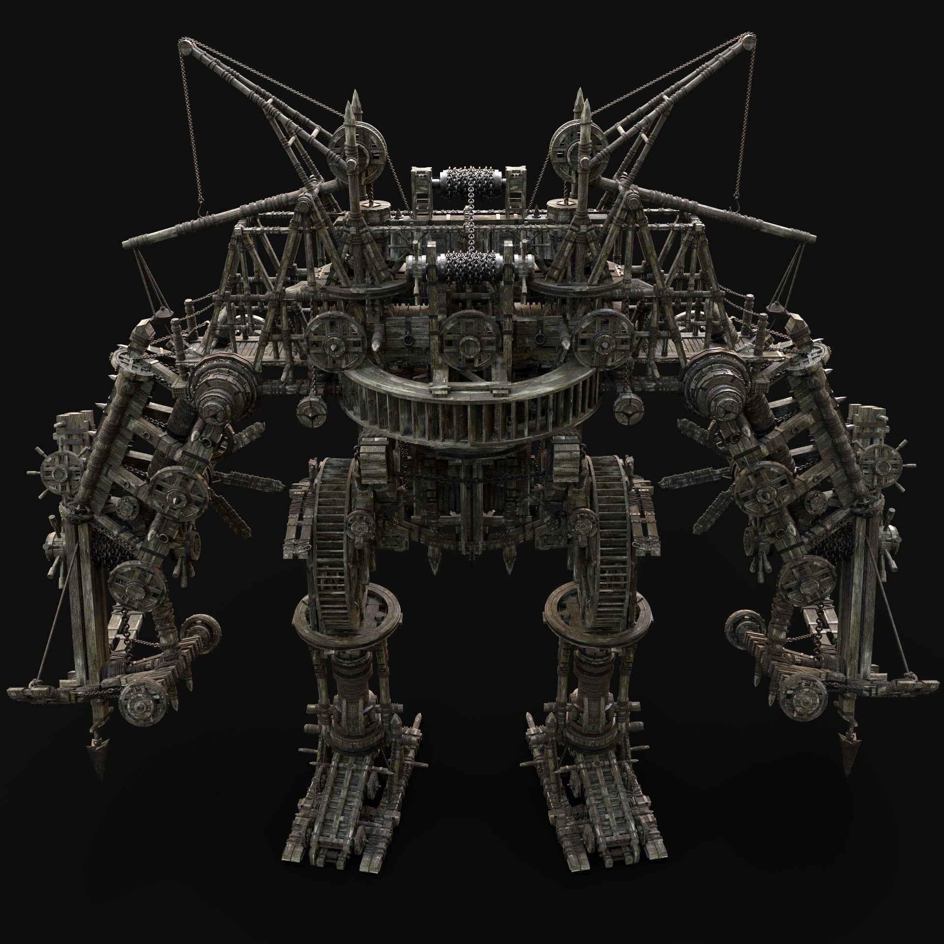 MECH GIANT ROBOT SIEGE WAR MACHINE MEDIEVAL MECHA COLLECTION AAA _3