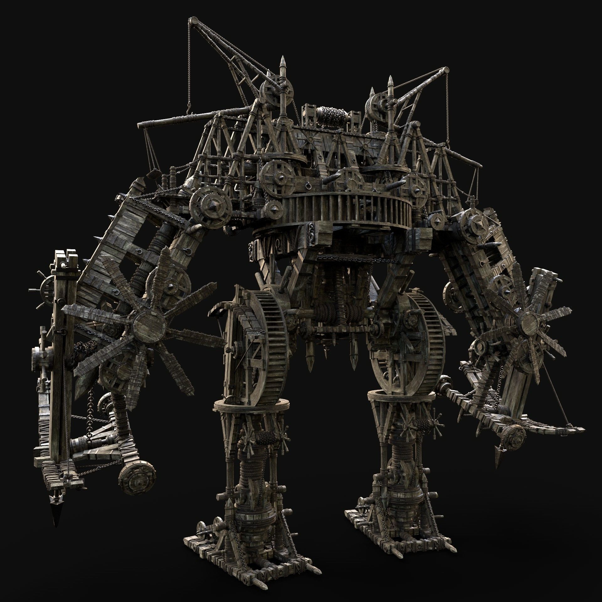 MECH GIANT ROBOT SIEGE WAR MACHINE MEDIEVAL MECHA COLLECTION AAA _5