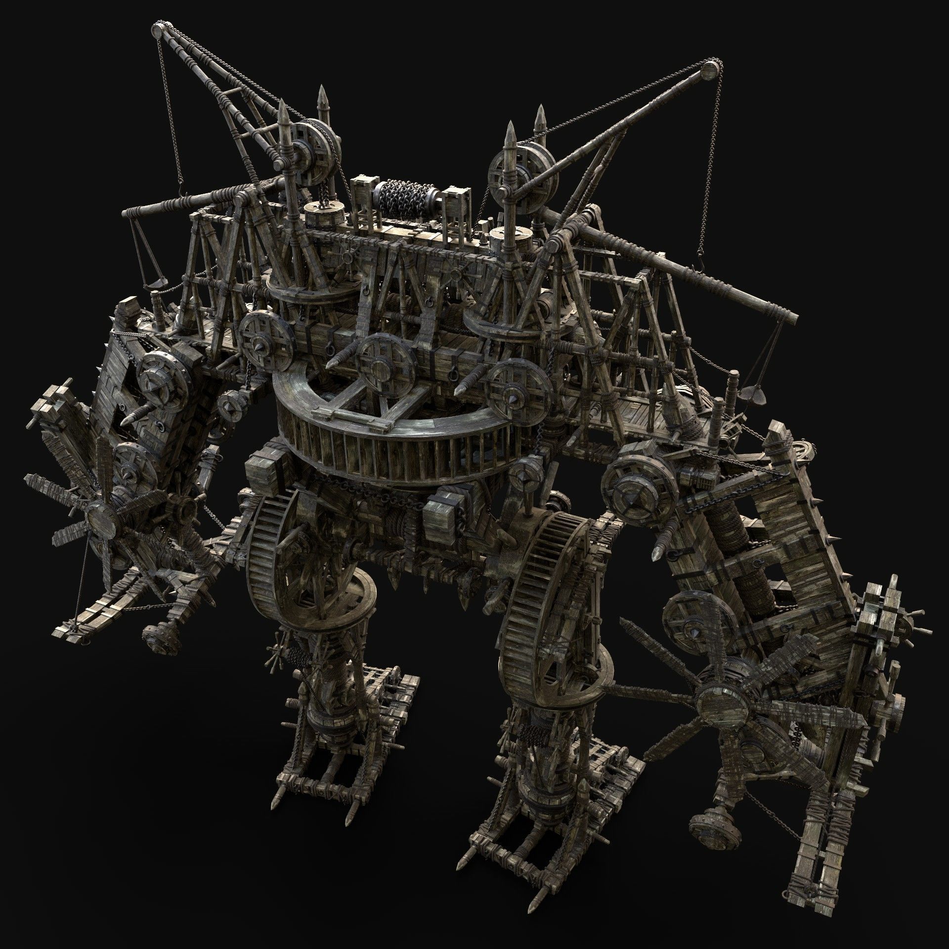 MECH GIANT ROBOT SIEGE WAR MACHINE MEDIEVAL MECHA COLLECTION AAA _7
