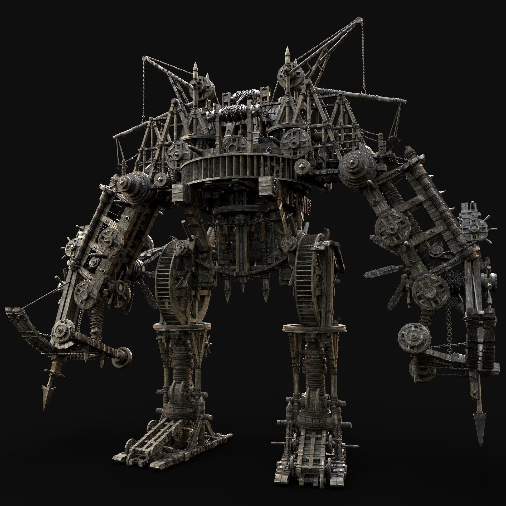MECH GIANT ROBOT SIEGE WAR MACHINE MEDIEVAL MECHA COLLECTION AAA _2
