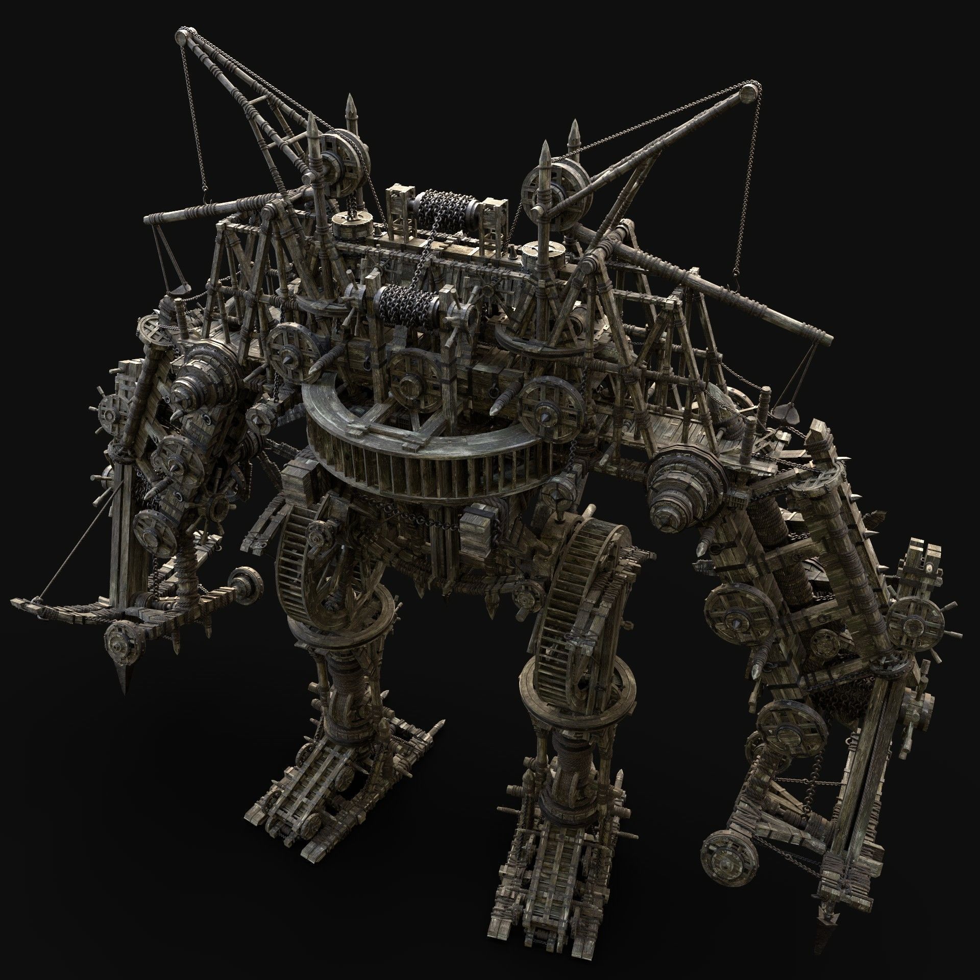 MECH GIANT ROBOT SIEGE WAR MACHINE MEDIEVAL MECHA COLLECTION AAA _4