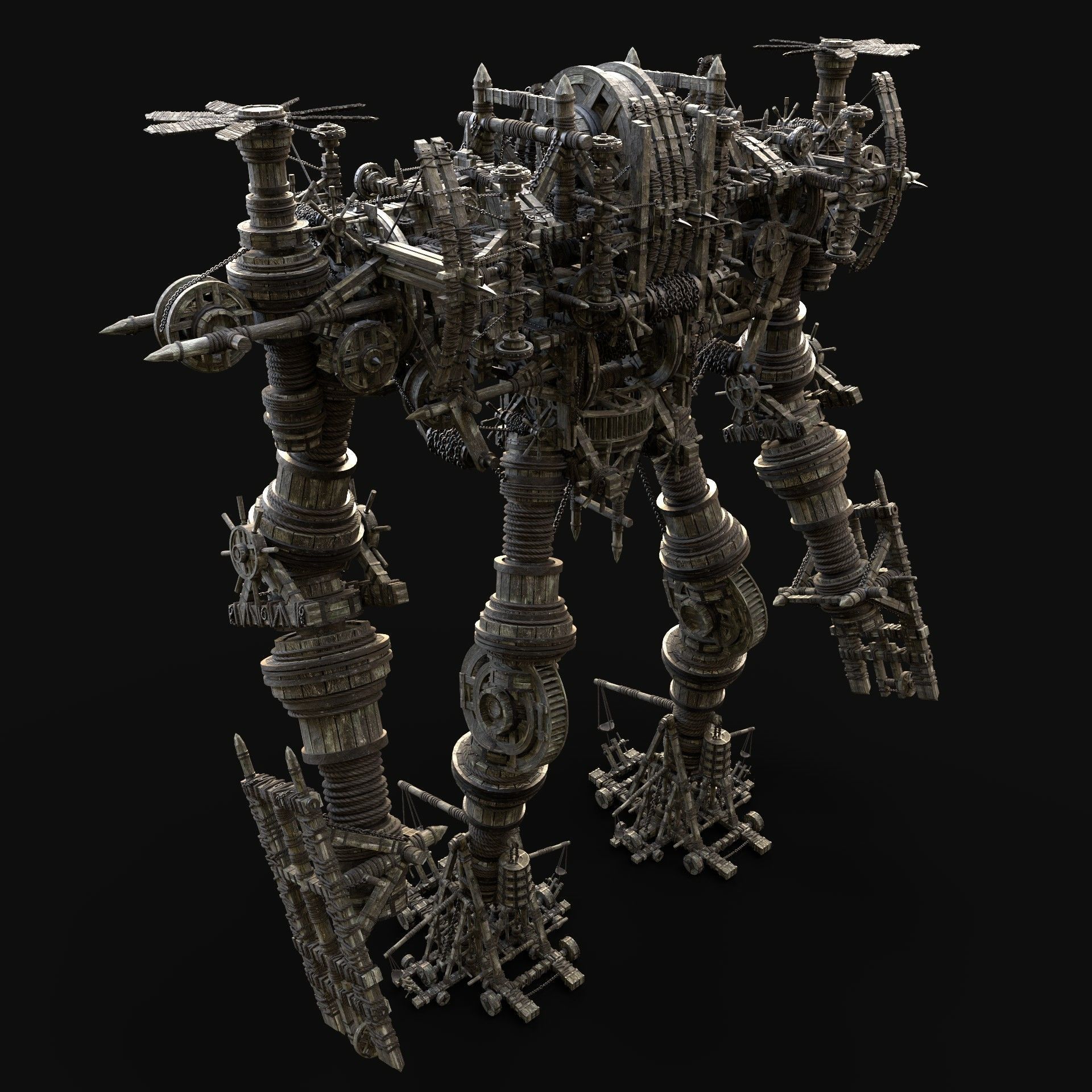 MECH GIANT ROBOT SIEGE WAR MACHINE MEDIEVAL MECHA COLLECTION AAA _17