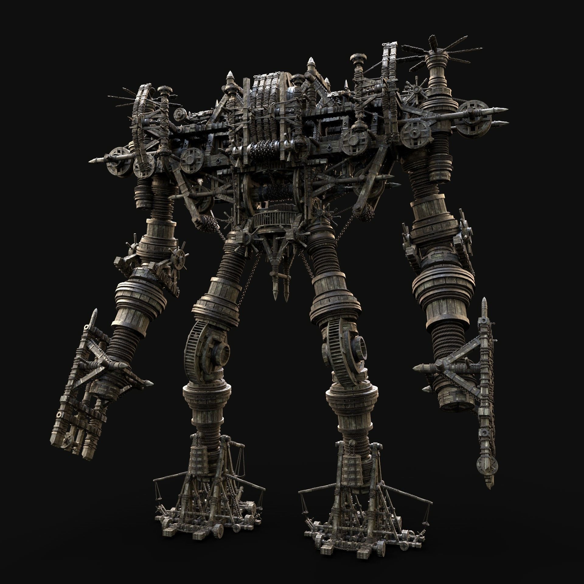MECH GIANT ROBOT SIEGE WAR MACHINE MEDIEVAL MECHA COLLECTION AAA _12