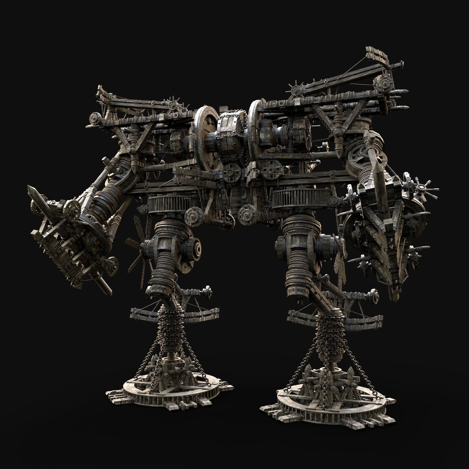 MECH GIANT ROBOT SIEGE WAR MACHINE MEDIEVAL MECHA COLLECTION AAA _22