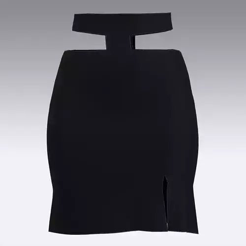 WOMAN SKIRT MODERN LOOK PANELED SKIRT
