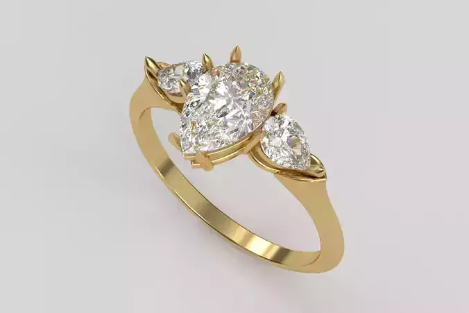 graff ring Ring with three stones