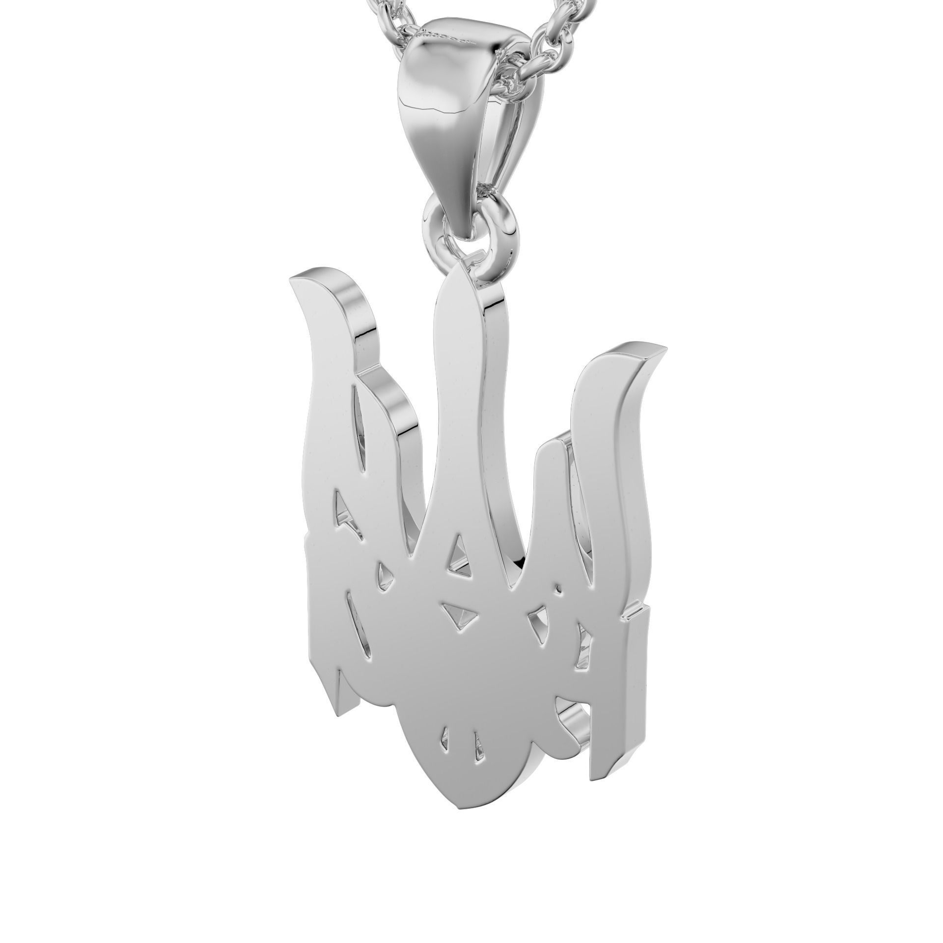 Emblem of Ukraine 3D print model_6