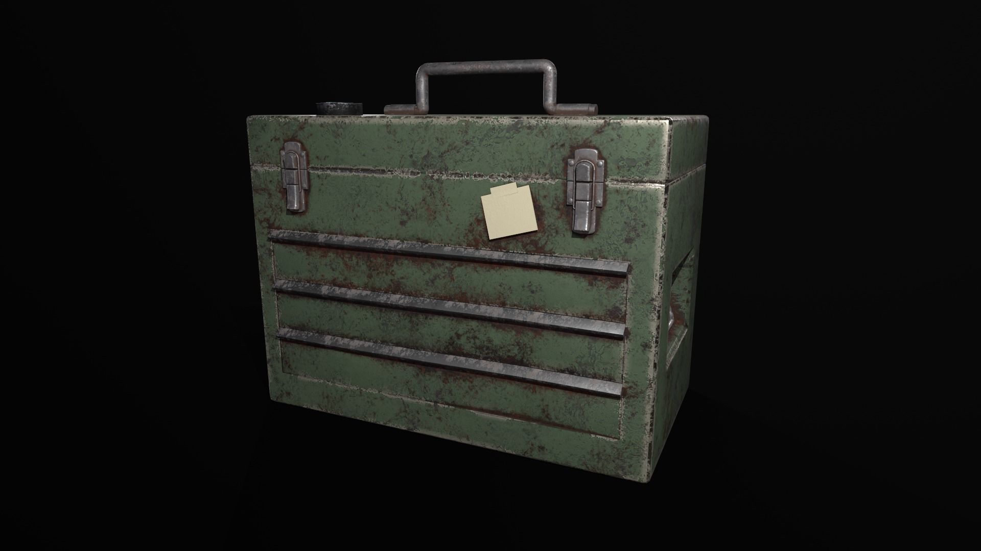 Tool Box Low-poly 3D model_2