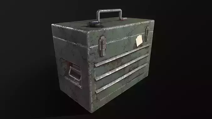 Tool Box Low-poly 3D model