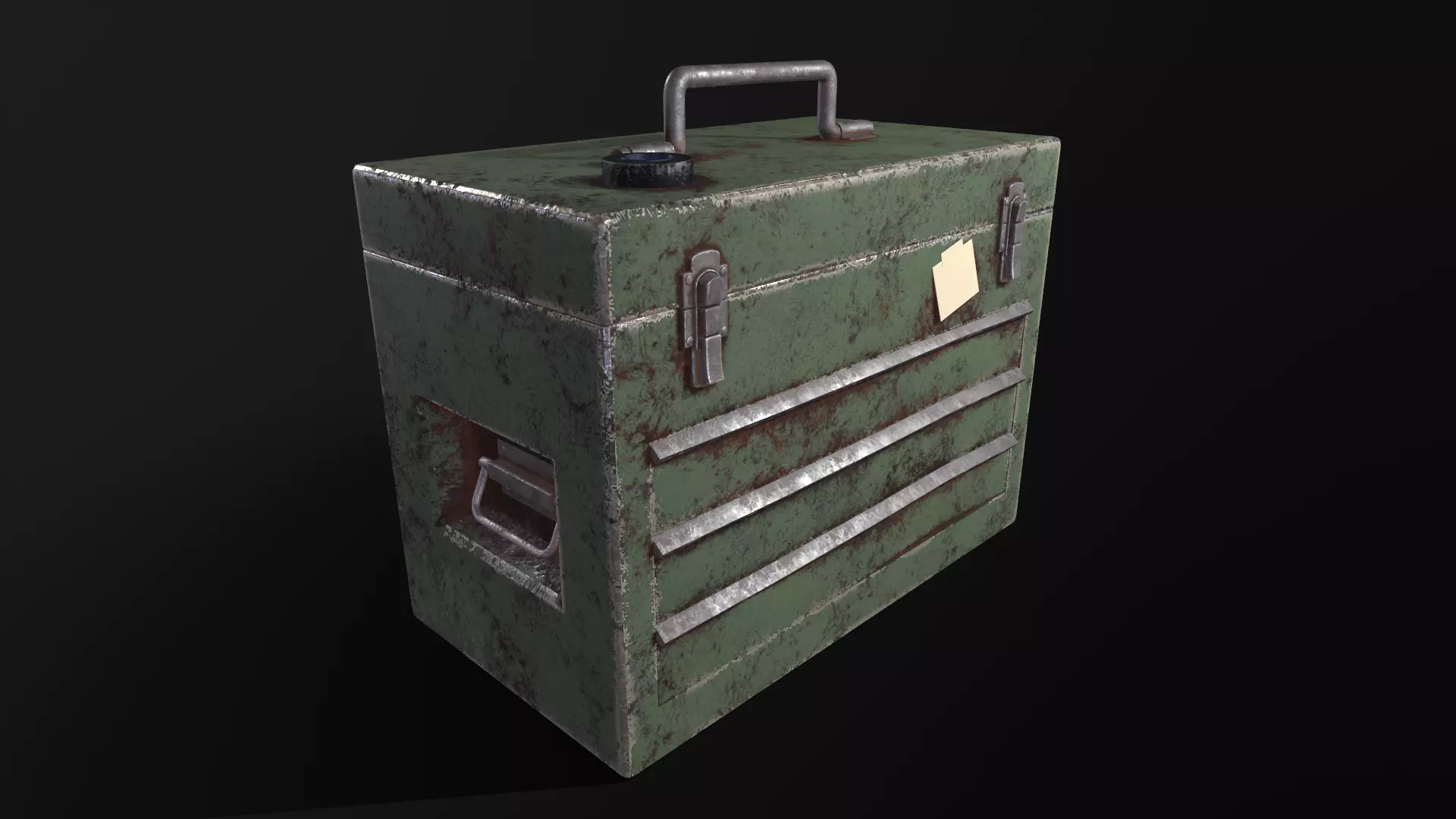 Tool Box Low-poly 3D model_0