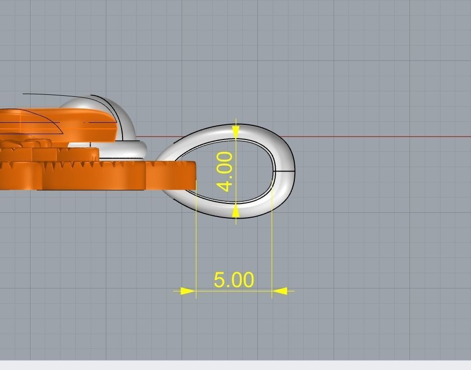 Owl pendant 3D print model_10